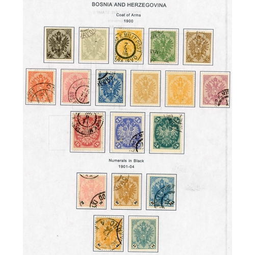 322 - 1879-1918 MINT & USED COLLECTION on printed leaves showing a high degree of completion with 1879-98 ... 