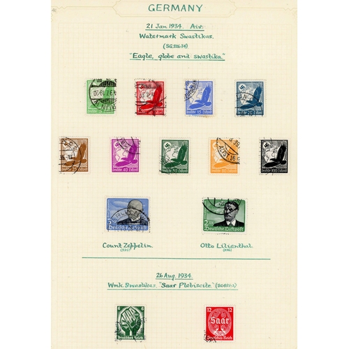 35 - EARLY TO MIDDLE PERIOD EUROPE COLLECTION: Three albums with collections of Austria, Germany, France ... 