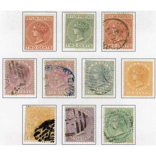 356 - 1857-1972 COLLECTION on printed leaves inc. range of early QV used imperf. issues to 1/- (16) in mix... 