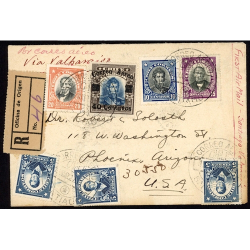 359 - COMMERCIAL AERONAVIGATION CO. ('TESTART') STAMPS & COVER COLLECTION: Presented on display pages, col... 