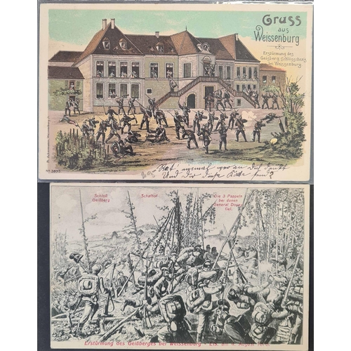 424 - FRANCO-PRUSSIAN WAR IN PPCs: An immaculate, unusual and difficult to replicate collection, documenti... 