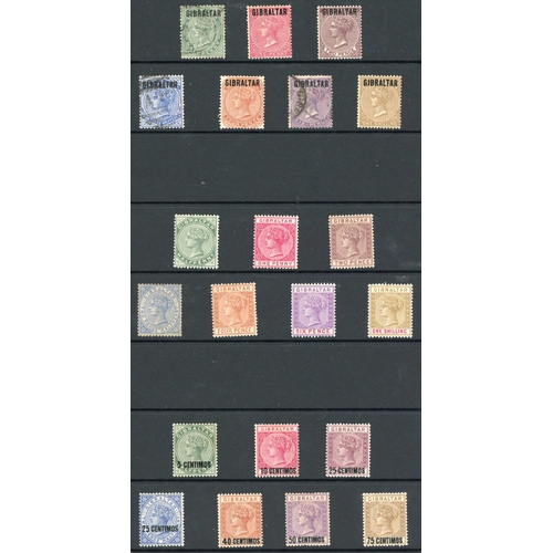 447 - 1886-98 COLLECTION virtually complete mint with 1886 ovpts. on Bermuda issues; the 1d, 2d (no gum), ... 