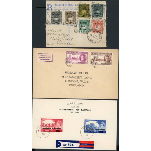 53 - KGV/KGVI COVER COLLECTION: Selection of 24 covers inc. FDCs from a range of countries inc. Australia... 