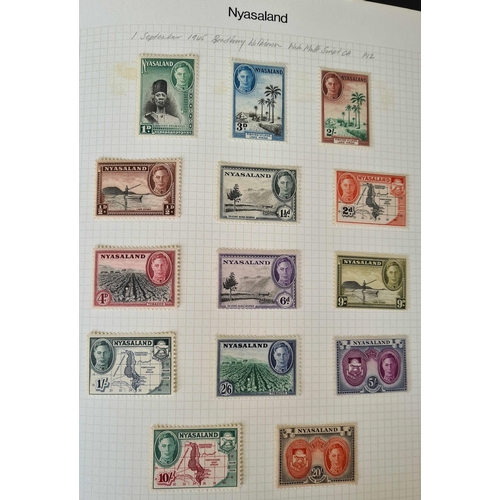 55 - ** KGVI MINT COLLECTION INCLUDING SHADES & VARIETIES: Large carton containing five albums, four of w... 