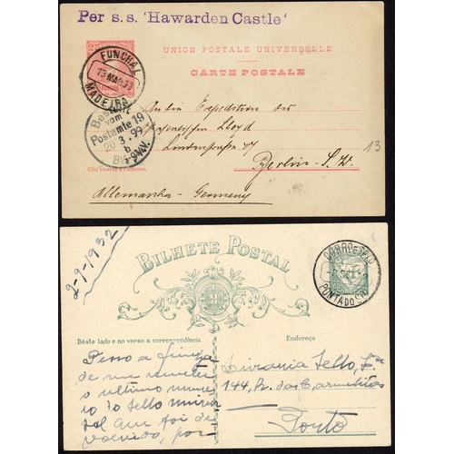 615 - EARLY POSTAL STATIONERY INC. UPRATED CARDS: c.1879-1933 collection of used Postal Stationery cards. ... 