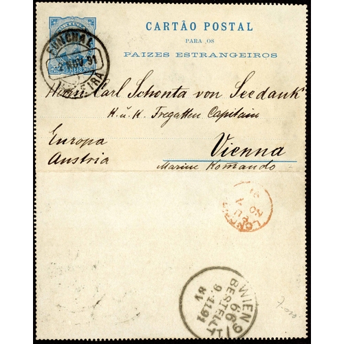 616 - EARLY POSTAL STATIONERY - ENVELOPES, LETTER CARDS, ETC: c.1883-1908 collection of used & unused Post... 