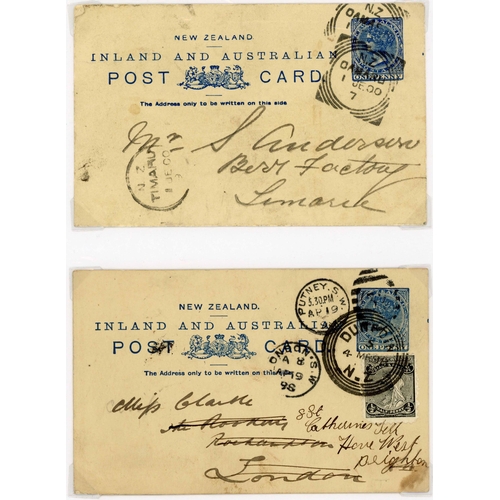 663 - 1873-1900 SIDEFACE ISSUE ETC.: 1873 ½d newspaper stamps (9, inc. a mint pair and single), a mint and... 