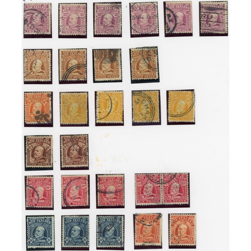 670 - 1909-12 KEVII SELECTION inc. mint & used 1d Dominion issue (9) varieties plus Officials inc. a mint ... 