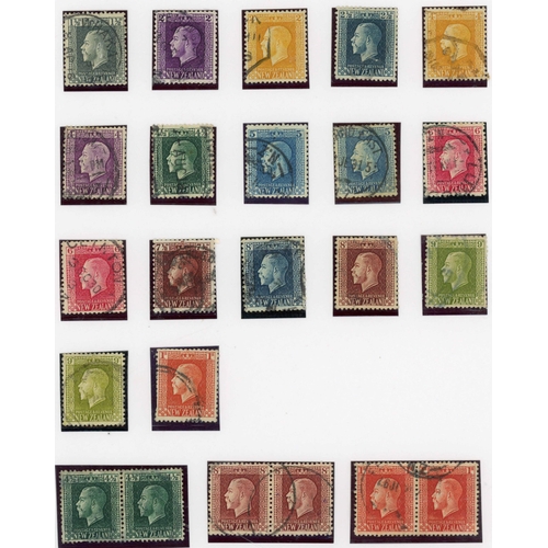 672 - 1915-36 MINT AND USED KGV COLLECTION inc. 1915-30 mint and used values to 1/-. perf. 14 x 14½ 1½d ge... 