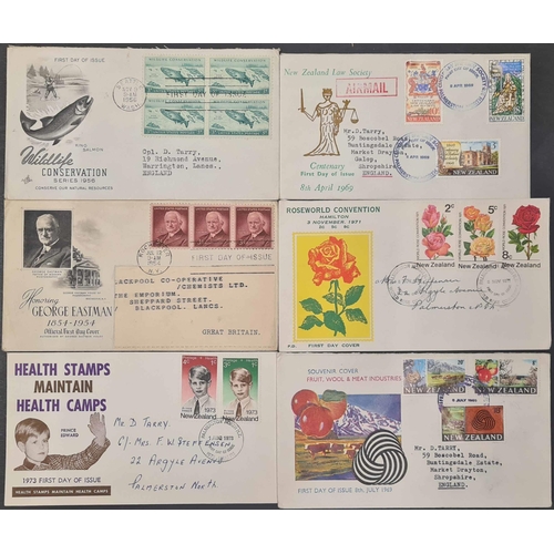 13 - MAINLY BRITISH EMPIRE COVERS/CARDS: A carton containing a good range of mainly KGVI and QEII items w... 