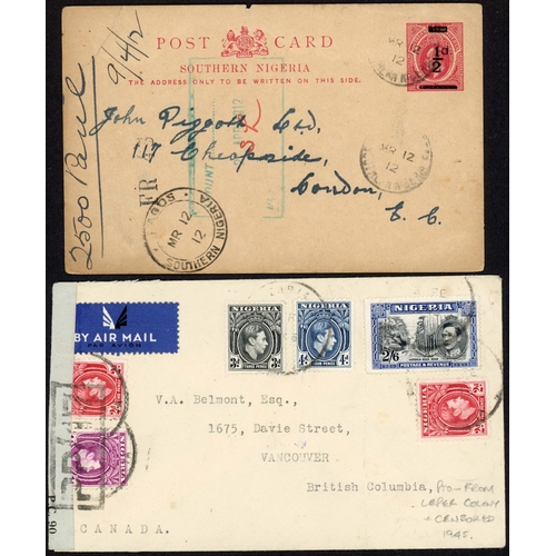 159 - LEPER COLONY MAIL - W. AFRICA/CGH & REST OF WORLD: A small 1890-c.1998 group of covers relating to l... 