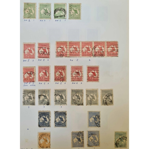 294 - MINT & USED 1913-1952 COLLECTION: Housed in SG printed album. 'Roos' to 5/- (5) & 10/-. Useful KGV s... 