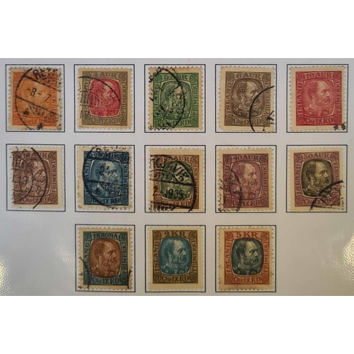 467 - COMPREHENSIVE MINT & USED COLLECTION 1873-2000 in binder on printed leaves with an interesting early... 