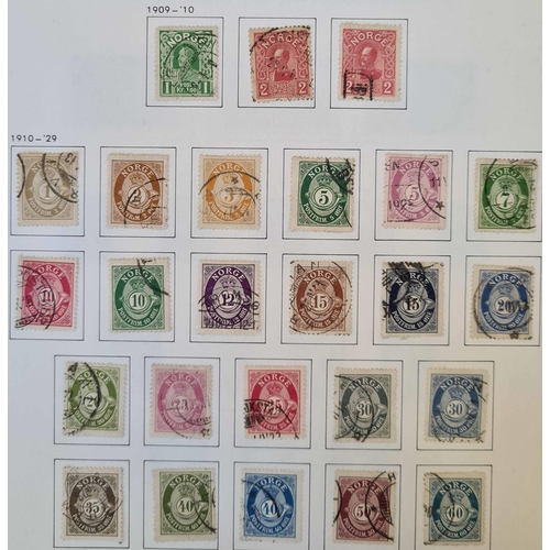 698 - COMPREHENSIVE USED COLLECTION 1856-2000 in printed Davo album starting with 1856-60 3sk to 8sk, 1863... 