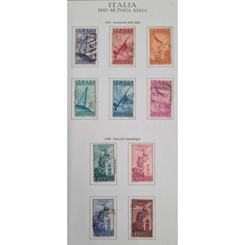 594 - MINT & USED COLLECTION 1862-1968: Binder containing a very useful collection on printed leaves with ... 