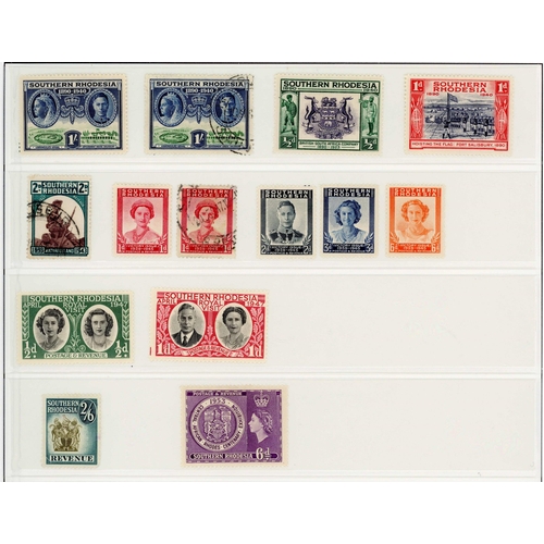 608 - 1924-47 MINT & USED COLLECTION on hingeless leaves inc. 1924 set mint (½d used)1931 1½d to 5/- mint ... 