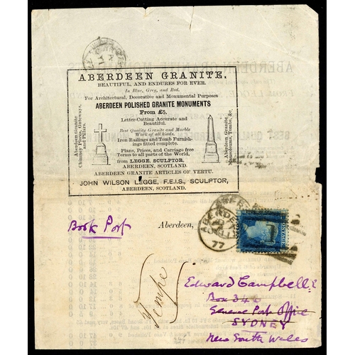 1169 - REST OF THE WORLD - TRINIDAD, NEW SOUTH WALES & VENEZUELA - 1d RED OR 2d BLUE SINGLE FRANKINGS; 1874... 