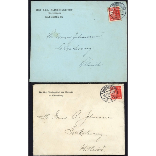 1183 - DENMARK, GREENLAND, NORWAY & SWEDEN: 1862-c.2008 group of covers, Braille sheets, etc. inc. 4 Dec. 1... 