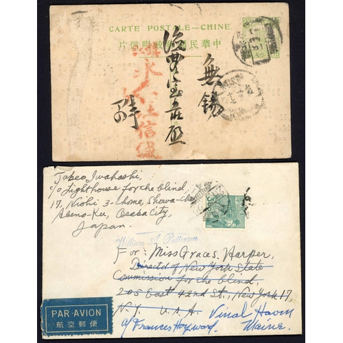 1189 - CHINA, JAPAN & FAR EAST: Small 1918-2009 group neatly written-up on display pages inc. 17 Jan. 1918 ... 