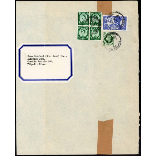 1272 - LIBYA, SYRIA & M.E.F. - 1942-54: 19 Feb. 1942 censored env. from London to Beyrout with a single 2/6... 