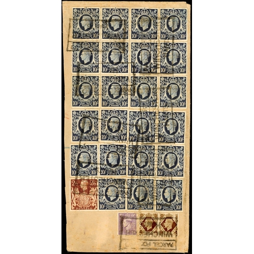 1330 - 1942 HEAVY AIRMAIL PIECE: 24 July 1942 large registered piece (123 x251 mm) bearing 