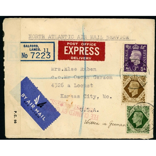 1353 - TO USA & HAWAII - UNUSUAL/HIGH/EXPRESS RATES INC. SPECIAL 