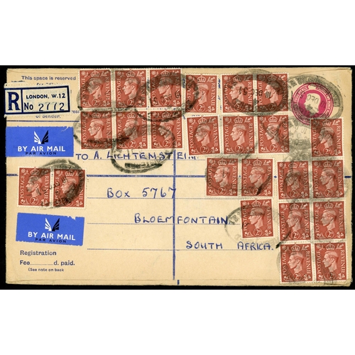 1365 - TO SOUTHERN AFRICA - RHODESIA, NYASALAND, BASUTO, BECHUANALAND, SWAZILAND, ETC.: 1939-53 (mainly pos... 