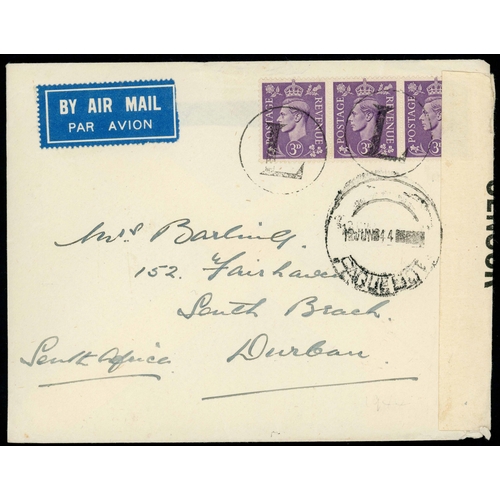 1365 - TO SOUTHERN AFRICA - RHODESIA, NYASALAND, BASUTO, BECHUANALAND, SWAZILAND, ETC.: 1939-53 (mainly pos... 