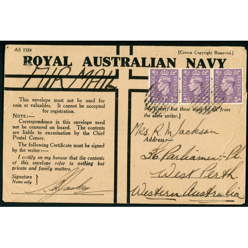 1369 - TO AUSTRALIA: 1937-53 group inc. pair of June 1950 packets London chief offices to 