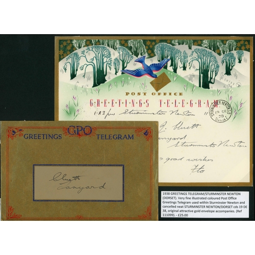 1389 - TELEGRAMS - INC. WARTIME HIGH RATES, 