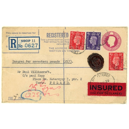 1390 - OTHER CATEGORIES - C.O.D., INSURED, A.R. & SAMPLE POST: 1937-51 (plus a 1961 late use) group inc. 22... 