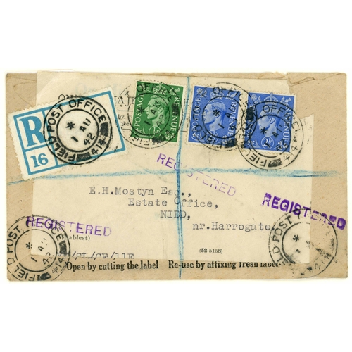 1392 - BALANCE OF THE COLLECTION - GREAT VARIETY OF UNUSUAL ITEMS: 1939-54 group inc. most unusual 14 Jan. ... 