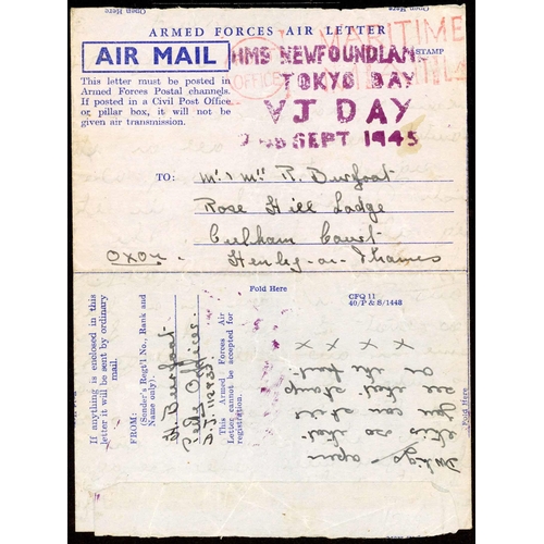 1395 - MAINLY MILITARY MIX (WWII & LATER): 1940-53 display collection inc. 1940 airmail env. ex Dutch East ... 