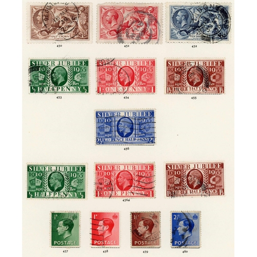 1183 - 1911-35 USED COLLECTION inc. 1911-12 Downey Head group, 1912-22 ½d to 1/- shades, 1915 De La Rue 2/6... 