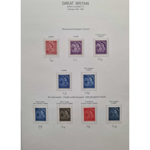 1239 - MINT DECIMAL DEFINITIVE COLLECTION PLUS POST & GO, HIGH VALUES, ETC.: Two Royal Mail printed, hingel... 