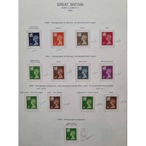 1239 - MINT DECIMAL DEFINITIVE COLLECTION PLUS POST & GO, HIGH VALUES, ETC.: Two Royal Mail printed, hingel... 