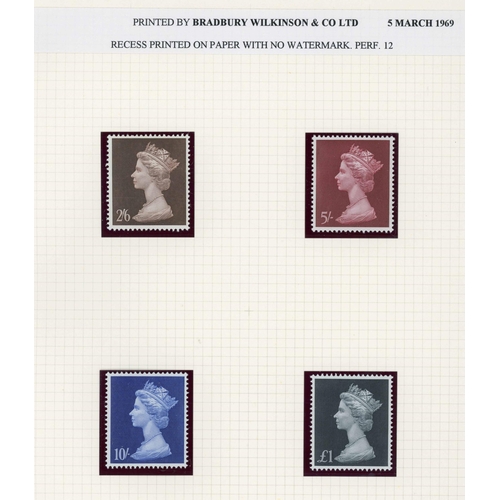 1247 - 1955-69 HIGH VALUE ISSUES with 1955 Waterlow 2/6d to £1 plus an extra £1. 1958 & 1959 De La Rue 2/6d... 