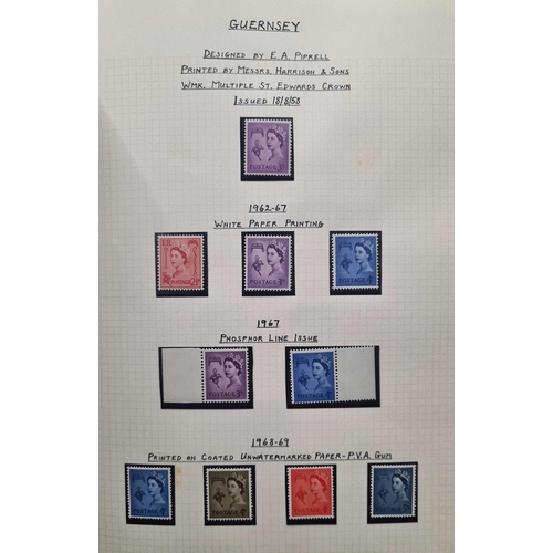 1256 - PRE-DECIMAL & EARLY DECIMAL MACHIN COLLECTION: Four SG 