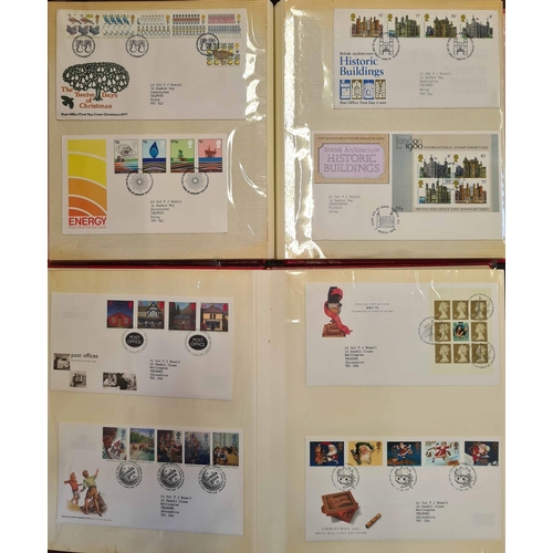 1274 - 1960s-2000 COLLECTION/ACCUMULATION OF FDCs: Two cartons containing 5 albums and loose, many of the e... 