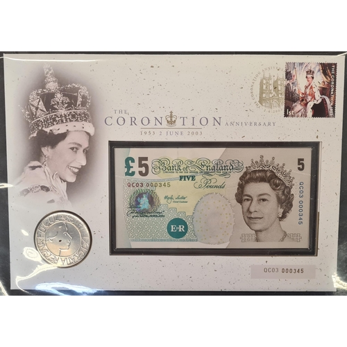 1284 - COIN COVER COLLECTION: Pair of Royal Mail Philatelic Numismatic Cover albums with a 1995-2004 range ... 