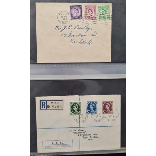 1285 - EARLY FDCs, KEVIII TO 1967: Two Royal Mail binders with a collection commencing with KEVIII 1 Sep. 1... 