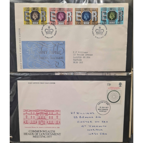 1286 - 1960s-2013 FDC COLLECTION: Three cartons containing a collection in 12 binders. 1960s a bit patchy w... 