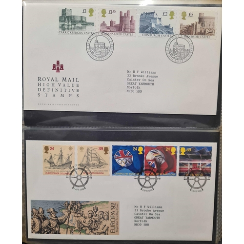 1286 - 1960s-2013 FDC COLLECTION: Three cartons containing a collection in 12 binders. 1960s a bit patchy w... 