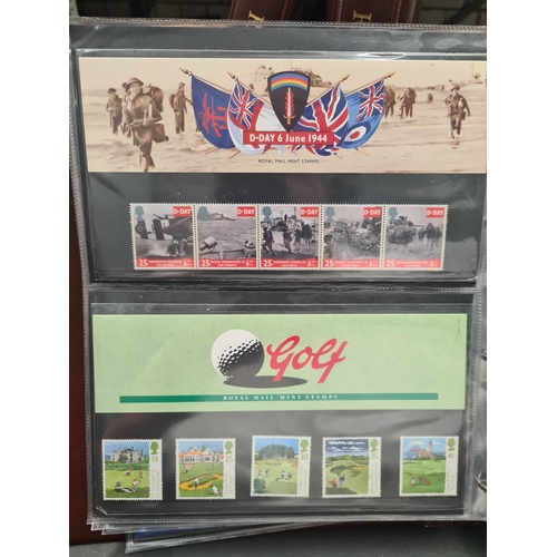 1295 - SPECIAL ISSUE & DEFINITIVE PACKS: Three Royal Mail binders with a 1982-1998 collection of packs. One... 