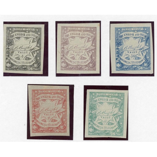 1337 - POST OFFICE & PRIVATE TELEGRAPH STAMPS: Collection on album leaves inc. PO Telegraph stamps to 5/- r... 