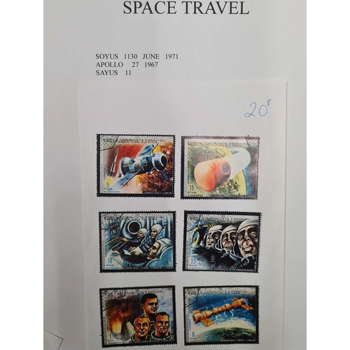 144 - SPACE TRAVEL: 1960s-80s mint & used collection on loose album pages. Mostly Russia & Eastern Europea... 