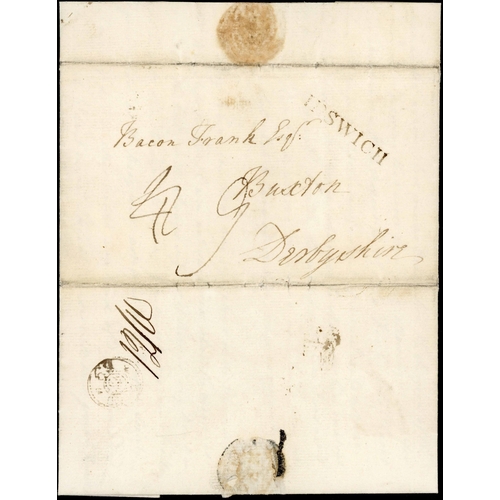 1608 - IPSWICH LATER 18th CENTURY, ETC.: 1789-1808 group inc. 1789 & 1792 pair EL to Buxton or Bungay with ... 