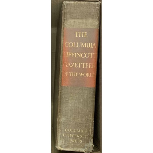 181 - THE COLUMBIA LIPPINCOTT GAZETTEER OF THE WORLD pubd 1952 by the Columbia University Press. Worn bind... 