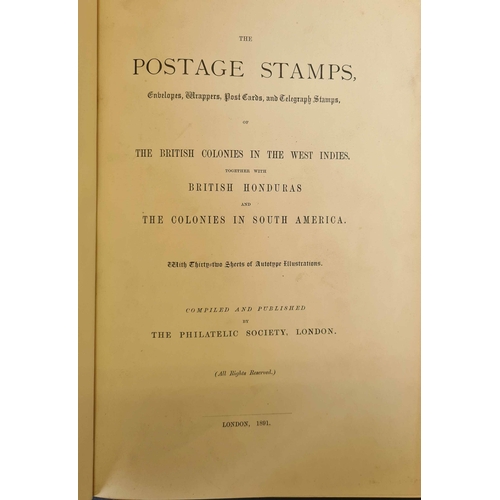 192 - THE POSTAGE STAMPS, ENVELOPES, WRAPPERS, POSTCARDS & TELEGRAPH STAMPS OF THE BRITISH COLONIES IN THE... 