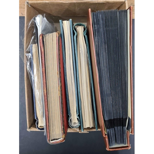 20 - FOREIGN COLLECTIONS: Carton holding several albums with a variety of non-commonwealth mint & used co... 